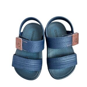 Navy Blue Kids Sandals with Adjustable Straps